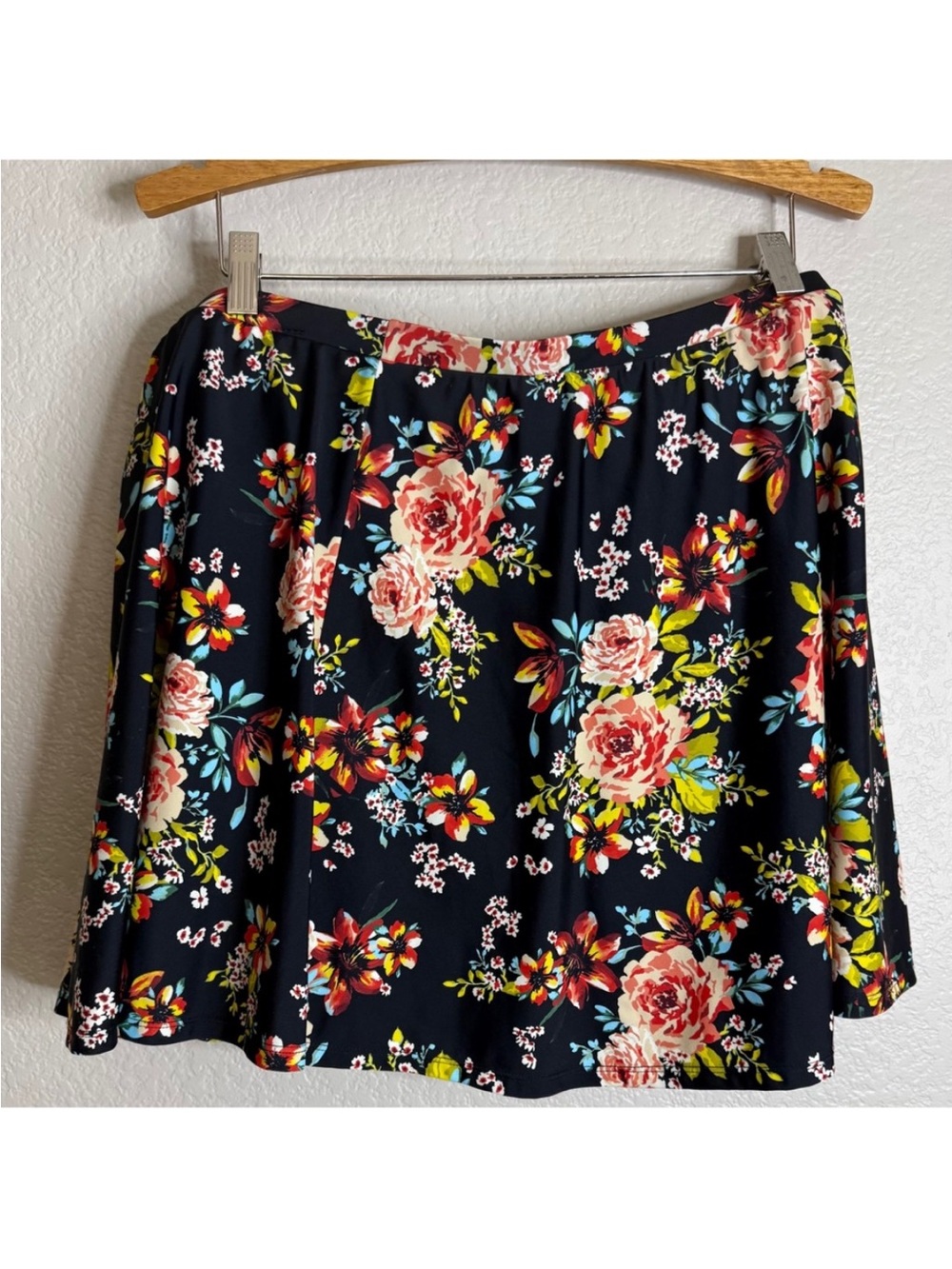 Torrid Swim Skirt-Black Multi